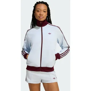 adidas Classic Track Top Trainingsjacke Crystal Sky/Maroon XS