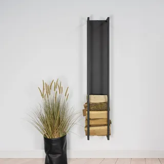 Spinder CUBIC FIRE Wandregal 30 x 24 x 167 cm Schwarz