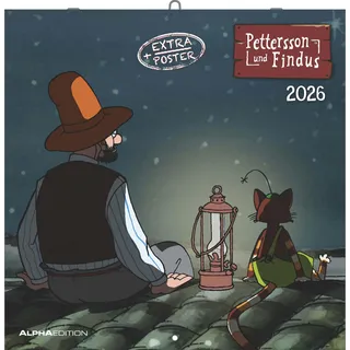 ALPHA EDITION GmbH & Co. KG Pettersson und Findus Kalender Wandkalender 2026 30×30 cm