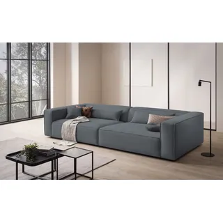 LeGer Home by Lena Gercke Couch Polyester 3-Sitzer Grau