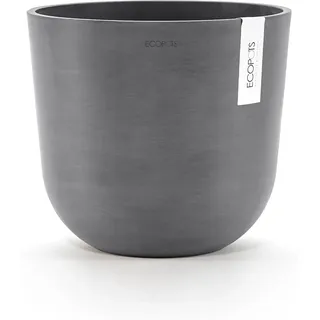 Ecopots Pflanztopf Oslo Grau 25 cm x 21,8 cm