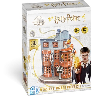 Asmodee HPP51067 4D CWL | Harry Potter – 3D Weasley, Streiche für lustige Zauberer | Gesellschaftsspiel | Puzzle | Alter: 8+ | 1 Spieler | 120 Minuten