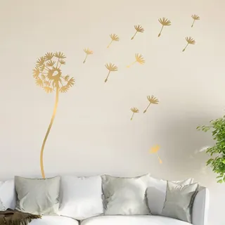 Pusteblume Set II Wandtattoo in 6 Größen - Wandaufkleber Wall Sticker - Dekoration, Küche, Wohnzimmer, Schlafzimmer, Badezimmer