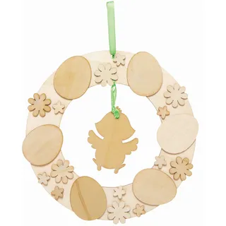 Baker Ross FC614 Ostern Kränze Holz Bastelset, Sortiert, XL