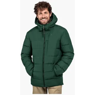 Schöffel Winterjacke SCHÖFFEL "Ins Jacket Style Boslix MNS", Herren, Gr. 52, grün, Obermaterial: 63% Nylon, 37% Baumwolle. Futter: 100% Polyester, Jacken Winterjacke, für Trekking und Wandern geeignet, sportlicher Stil