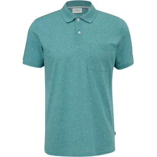 s.Oliver Poloshirt in melierter Optik
