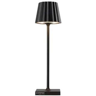 LED-Tischleuchte Troll Nano sompex schwarz, 21 cm. Schirm 4.7xFuß 5.6xFuß 5.6 cm