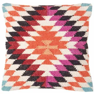 Homescapes Kelim-Kissen Manila 45/45 cm , Textil , Ethno , Füllung: Federn , Quadratisch , 45x45 cm , Heimtextilien, Wohntextilien, Kissen, Zierkissen