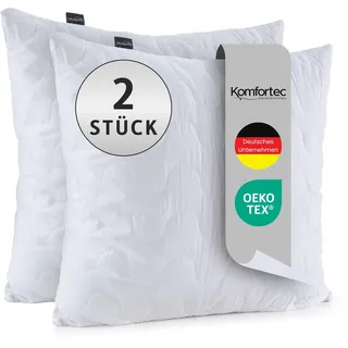 Komfortec Kopfkissen 80 x 80 cm Weiß