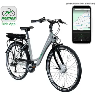 Zündapp Z503 E Bike 2023 26 Zoll RH 46 cm Damen grau/grün