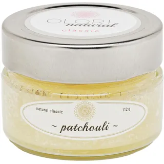 Duftöl Patchouli im Glas - Raumduft mit ätherischen Ölen - langanhaltend - balsamisch, erdig, sinnlich, holzig - 100% Natürlich & Reine Raumdüfte im Duftglas - Ideal für kleine Räume & Zimmer (112g)