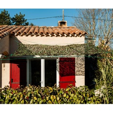 WerkaPro 11094 Sonnensegel mit Schlitzen, 120 g/m2, Polyester, rechteckig, 3 x 4 m, Weiß für Balkon, Terrasse und Garten