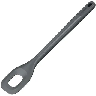 Zyliss Kochlöffel mit Loch, Kunststoff/Silikon, Kratzt Nicht, 30 cm