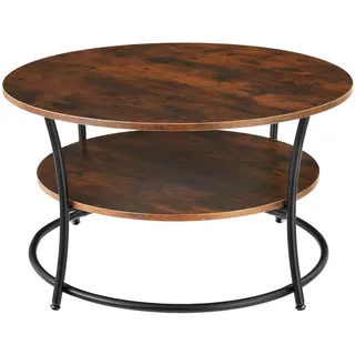 Tectake Couchtisch Cromford 80x46cm