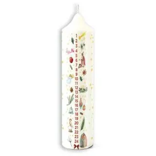 Adventskalender-Kerze