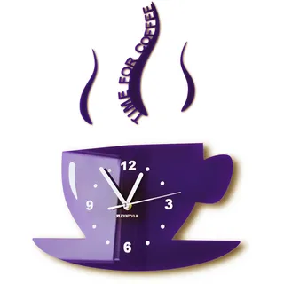 Flexistyle Küchenuhr 60 cm 1 lila