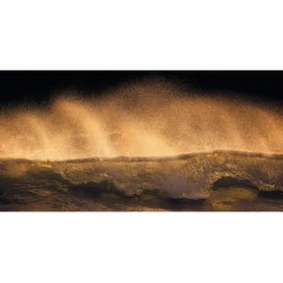 KOMAR Fototapete Vlies Golden Wave 200 x 100 cm