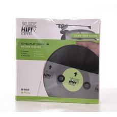 FLUX-Hifi Innenhüllen für Schallplatten Vinyl Sleeves 50 Stück