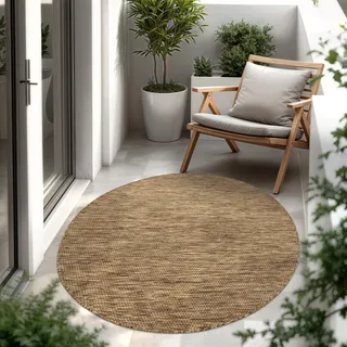 Paco Home Outdoor Teppich 200 x 200 cm Braun