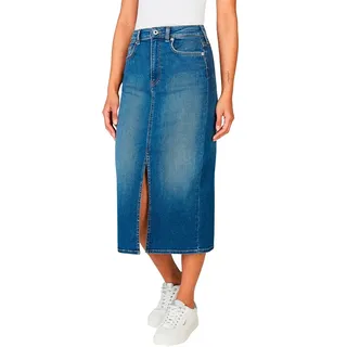 Pepe Jeans Pl901186 Midi Jeansrock - Denim IA0 - XS