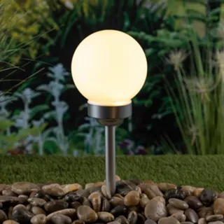 Hi Gartenleuchte / Leuchtkugel Solar LED-Kugellampe Ø15cm
