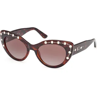 GUESS Gu00163 Damen-sonnenbrille - Weiß, Braun