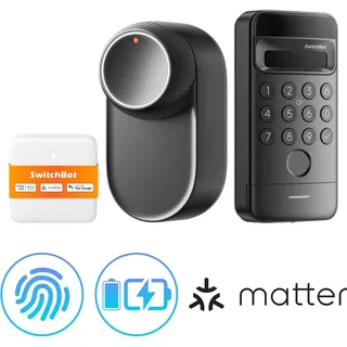 SwitchBot Smart Lock Ultra + Hub Mini Matter + Keypad Vision +