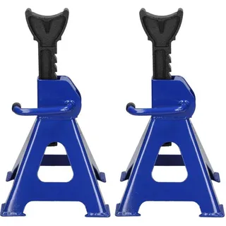 Stahl-Achsständer Fortem – 2 Stück – 3 Tonnen – 9-fach verstellbar – Bereich 290–430 mm – Werkstatt- und Reparaturzubehör