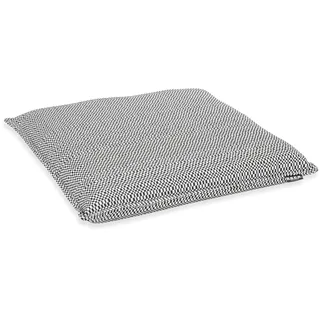 H.O.C.K. Sitzauflage »Brian« Outdoor Sitzkissen, 40x40x6cm, Stuhlkissen, schwarz, kleingemustert, schwarz