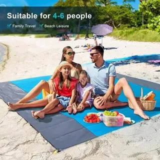 Wasserdichter Picknickdecke, große Strandmat, große Campingdecke für Strand, Picknick, Camping und Wandern