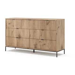 Vicco Sideboard Eliza, 140 x 81 cm mit 7 Schubladen