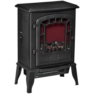 Homcom Standkamin Schwarz
