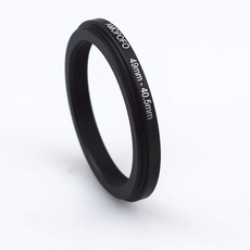 AMOPOFO 49mm bis 40.5mm Metall Filter-Ring,49-40.5mm Step up Filteradapter Ring - von Kamera Objektiv mit 49mm Filtergewinde auf 40.5mm Filter-Ring...
