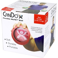 CanDo Gewichtsball - Trainingsball, rot, 1,5 kg