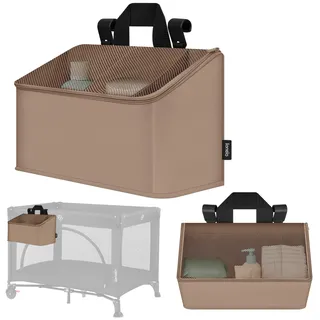 lionelo Sidepocket Medium Kinderbett-Organizer, Hängender Bett-Organizer, Wickeltisch, Windeln, Babytücher, Für Kinderzimmer, 43x15x23 cm