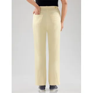 Funktionshose COSMA, Damen, Gr. 108, Langgrößen, gelb (hellgelb), 97% Baumwolle, 3% Elasthan, unifarben, lang, Hosen Funktionshose