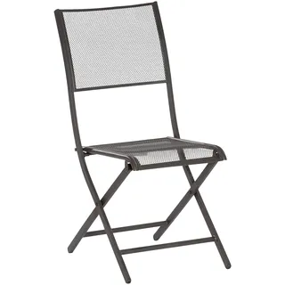 Merxx Klappstuhl Samos Klappstuhl 41 x 57 x 89 cm grau 2 St.