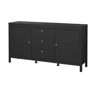 Home Affaire Sideboard Madrid 151 x 80 x 38,4 cm Schwarz