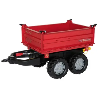 Rolly Toys "Mega Trailer", für Trettraktoren, rot,