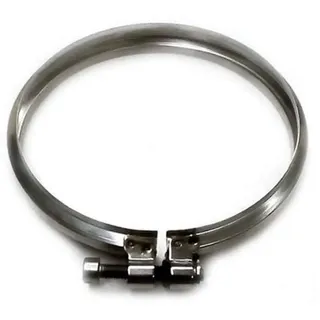 SGM Clima Srls Air Evolution Schelle Edelstahl (DN 140) - Klemmspannzange - Ventilationsschelle - Silver