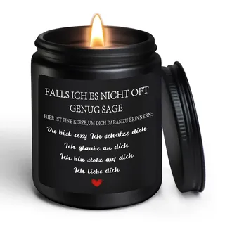 Valentinstag Jahrestag Geschenk für Ihn Sie, Ich Liebe Dich Duftkerze, Geburtstagsgeschenke für Frauen, Weihnachten Geburtstag Hochzeitstag Geschenke für Freundin Freund Paar Ehemann