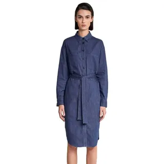 Salsa Jeans Denim Langarm-midikleid - Blue - XS