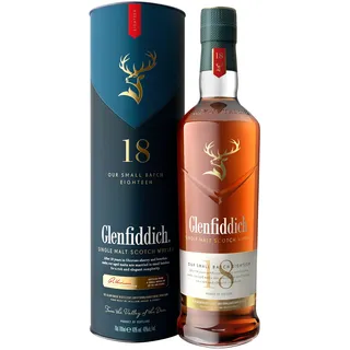 Glenfiddich 18 Jahre Single Malt Scotch 40% vol 0,7 l Geschenkbox