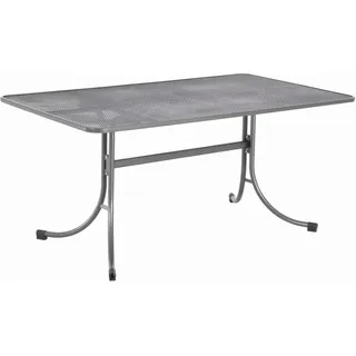 MWH Universal Gartentisch Stahl Iron-Grey