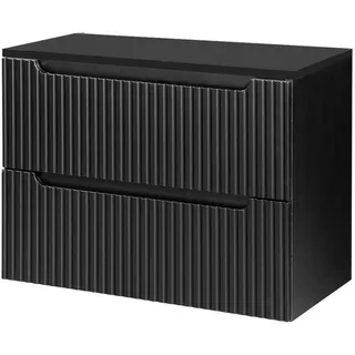 [en.casa] Waschtischunterschrank Skelbolu 80 x 40 cm Badezimmer, Badezimmerschränke, Waschbeckenunterschränke