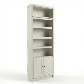 OTTO home Aktenregal 80 x 29 x 220 cm Cremeweiß