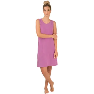 Damenbademantel WEWO FASHION "048" Gr. XS, lila (berry), L:95cm, Leichtfrottier, Hausmäntel, Damenbademantel, leichtes Strandkleid