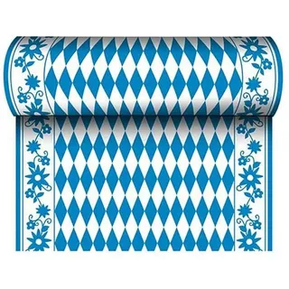 Papstar Tischläufer soft selection 84495 blau, weiß 40,0 cm x 24,0 m