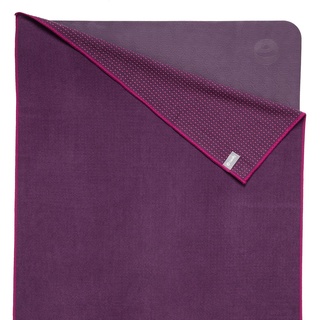 Bodhi Grip2 Yoga Towel aubergine/lila 1 St