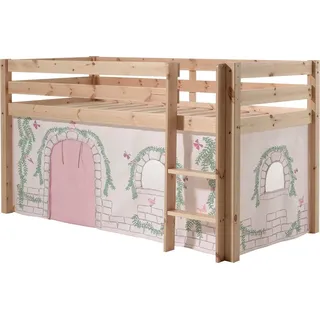 Vipack Hochbett Pino 106 x 114 x 210 cm Kiefer massiv beige